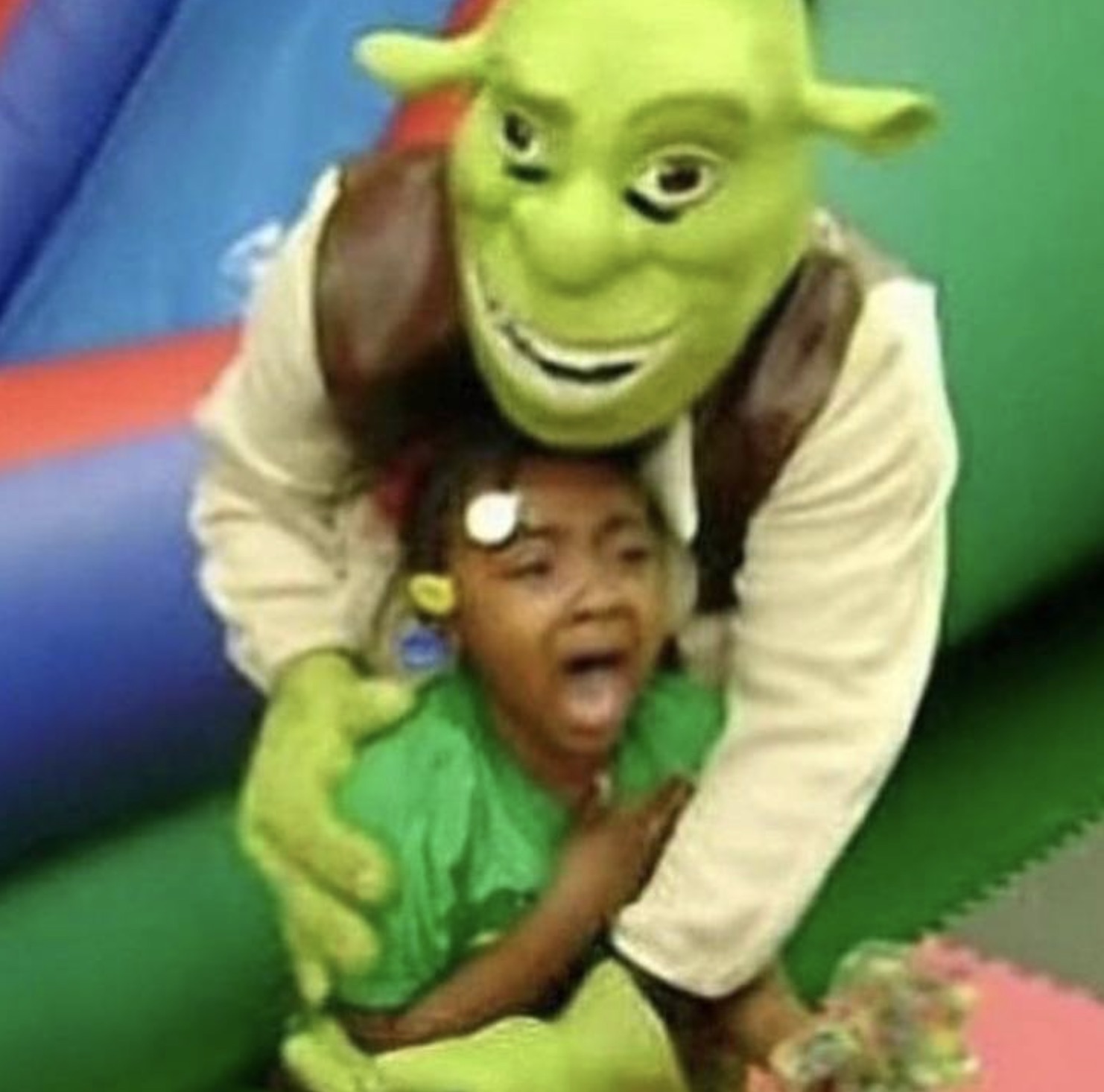 shrek cursed meme